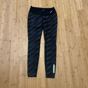 Nike Raiders Black Striped Women's Leggings
